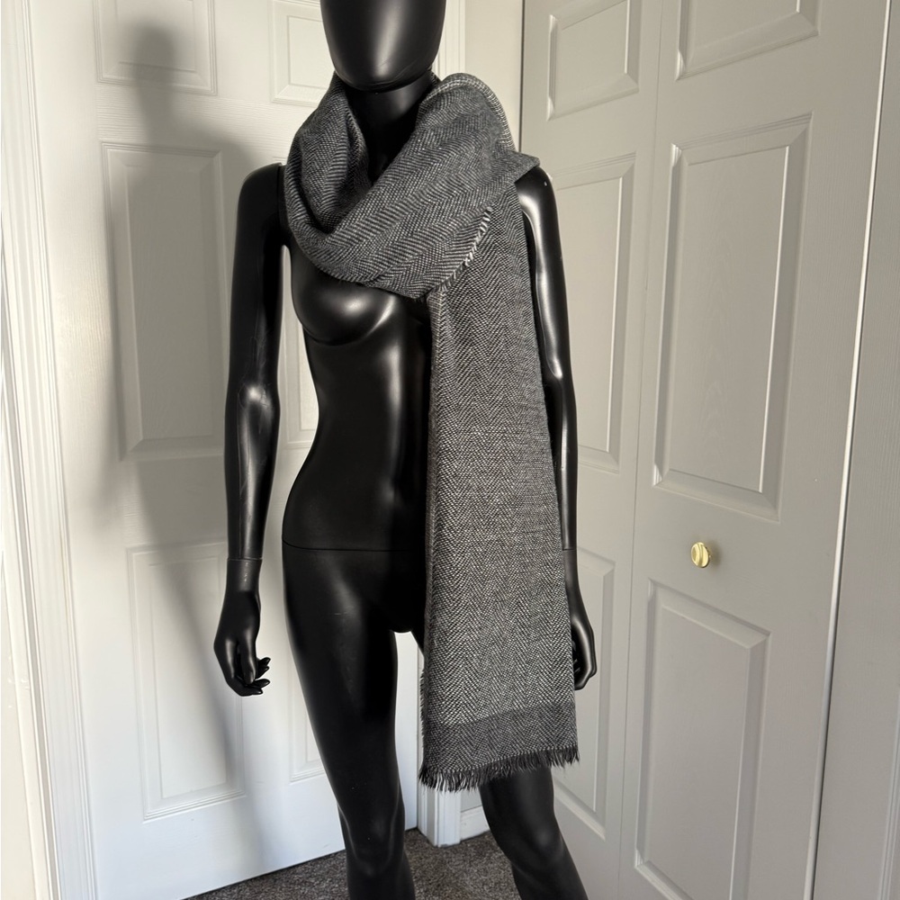 Black and Grey Scarf